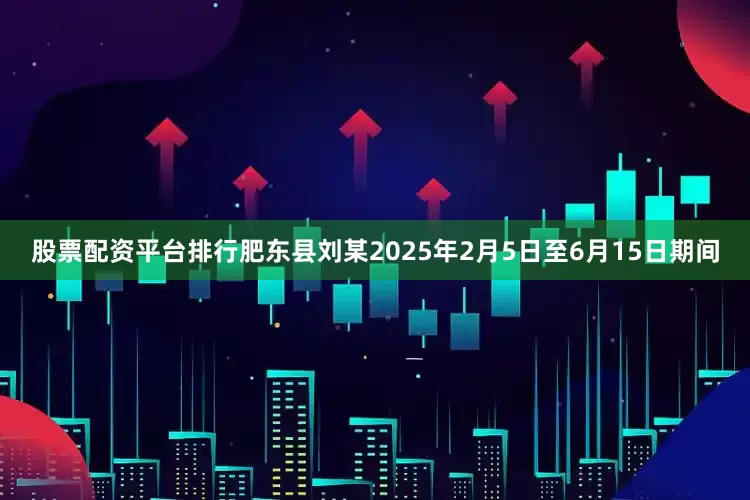 股票配资平台排行肥东县刘某2025年2月5日至6月15日期间