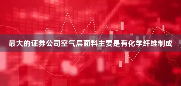 最大的证券公司空气层面料主要是有化学纤维制成